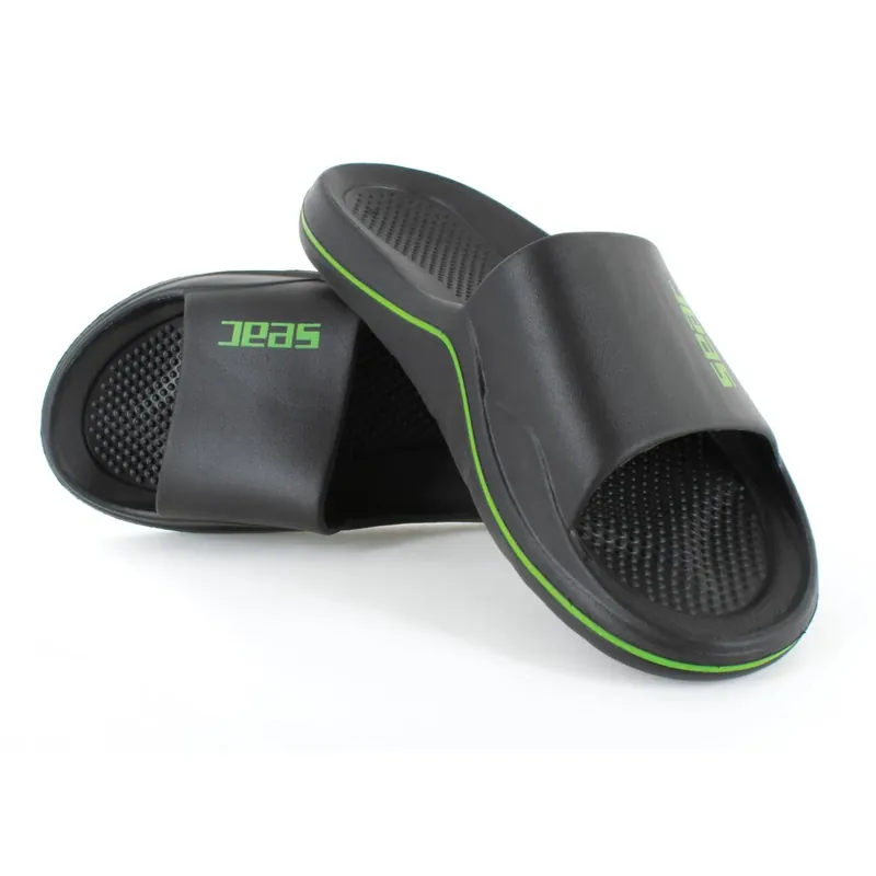 Slippers Caya Black-Lime Size 44 Seac 150-16NL-44 Top-Seller