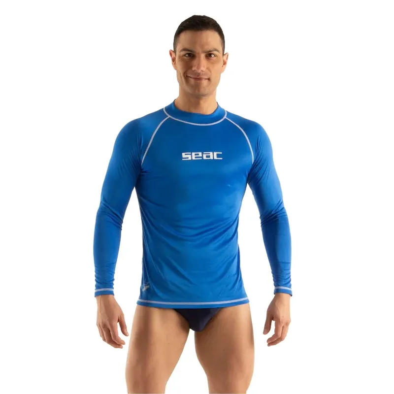 Rash Guard T-Sun Long Man Blue XL Seac 155-25-XL Neu
