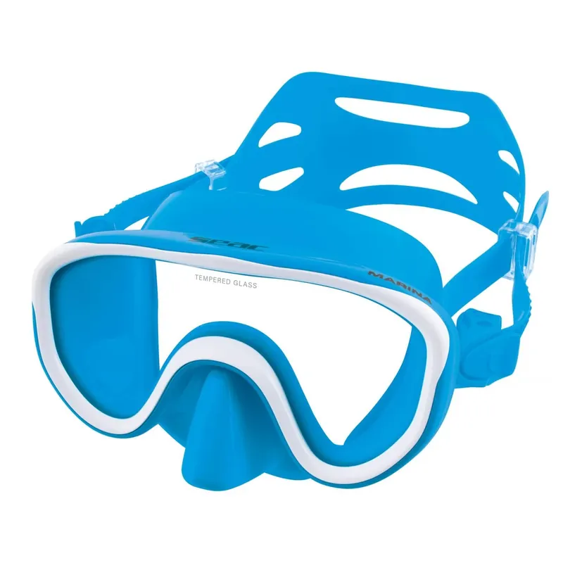 Sichere Zahlung Snorkeling Mask Marina Kids Light-Blue Seac 75-7AZ-SAZ