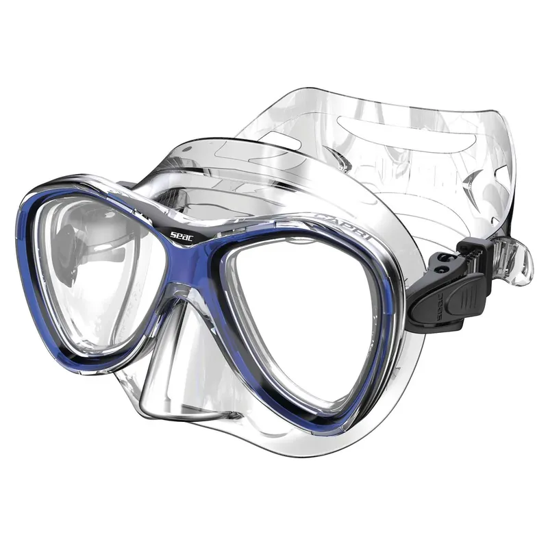 Snorkeling Mask Capri Slt Clear-Blue Seac 9419B Preiswert