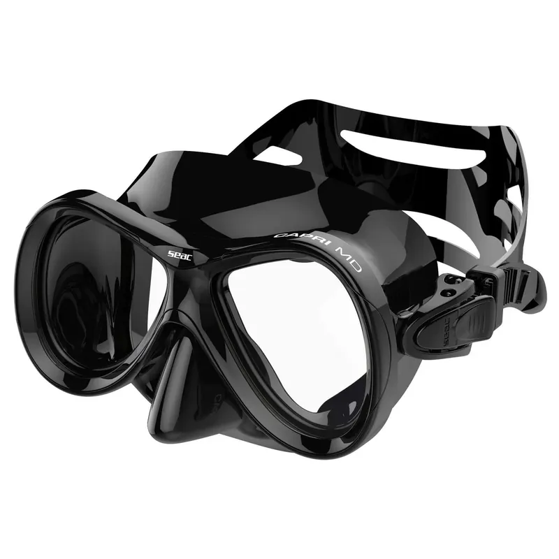 Neu Snorkeling Mask Capri Md Slt Black Seac 75-14N-SLTN