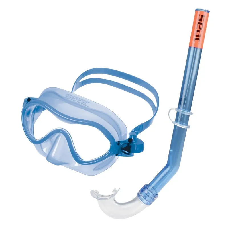 Meistverkauft Snorkeling Set Baia Slt Z Piccolo Kids Aquamarine Seac 89-27A