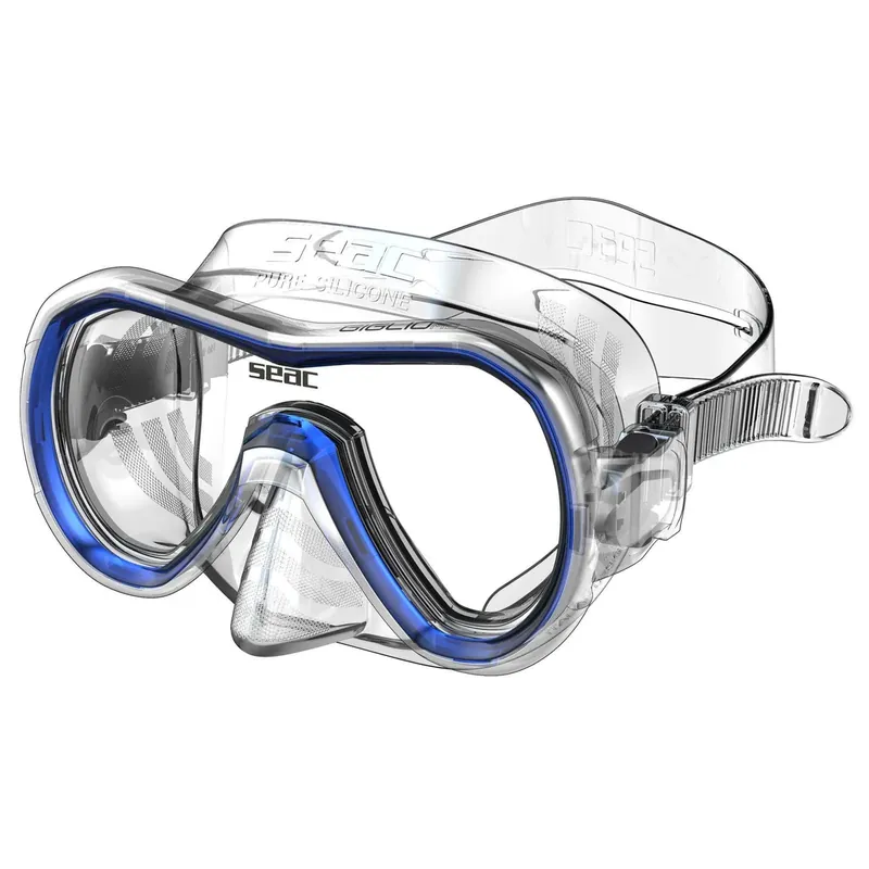 Snorkeling Mask Giglio Md Clear-Blue Seac 75-48B-SKL Garantierte Lieferung