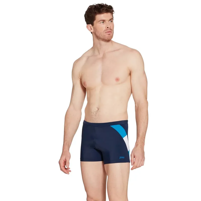 Echt Swim Boxer Sydney 27 Men Navy-Light-Blue Size 34-L Zoggs 462931NVLB34