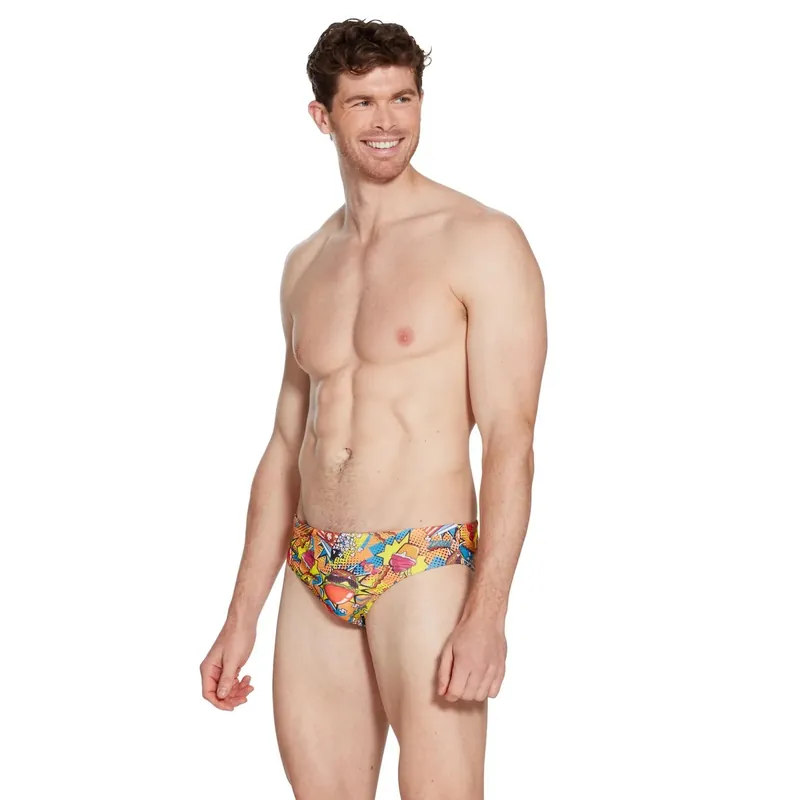 Swim Printed Briefs 6,5 Men Peckish-Print Size 34-L Zoggs 462933PECK34 Solange Der Vorrat Reicht