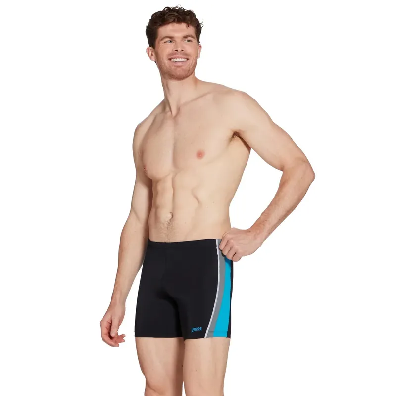 Swim Square Leg Toronto Hip Racer 32 Men Black-Turquoise Size 32-M Zoggs 462932BKTQ32 Bestseller
