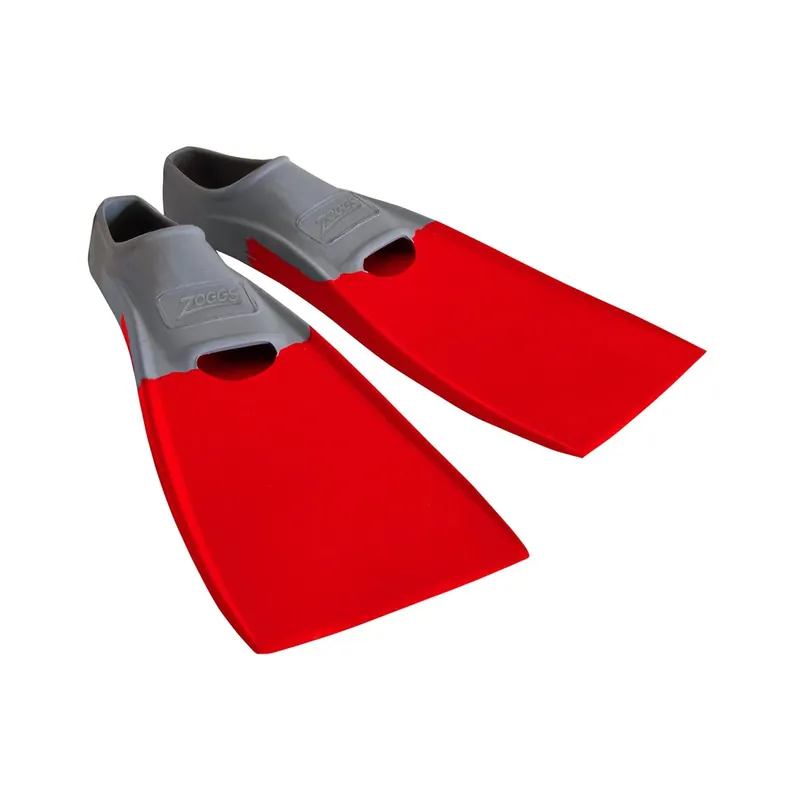 Swimming Fins Long Blade Rubber Grey-Red EU 33-34-UK 1-2-US 2-3 Zoggs 465213GYRD12 Top-Preis