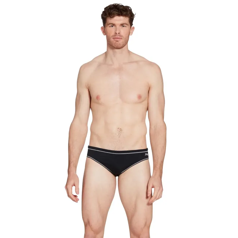 Neu Im Sortiment Swim Briefs Melbourne 6,5 Men Black-White Size 30-S Zoggs 462934BKWH30