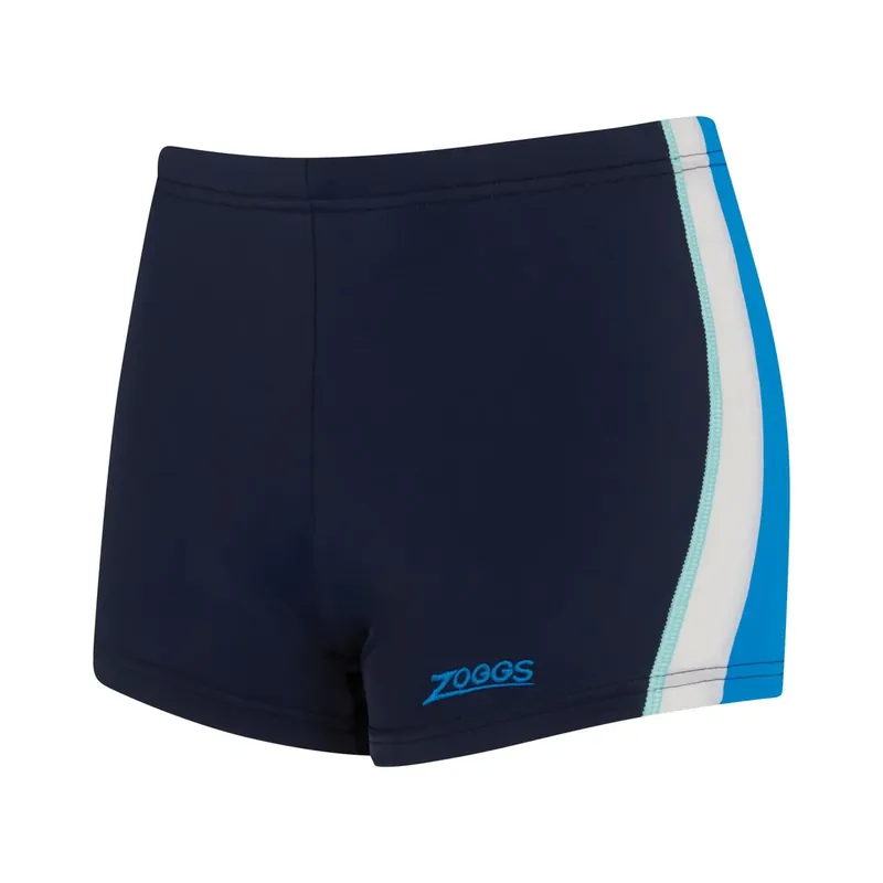 Markenware Swim Boxer Toronto Hip Racer 21 Boy Navy-Light-Blue Size 25-10A Zoggs 463484NVLB25