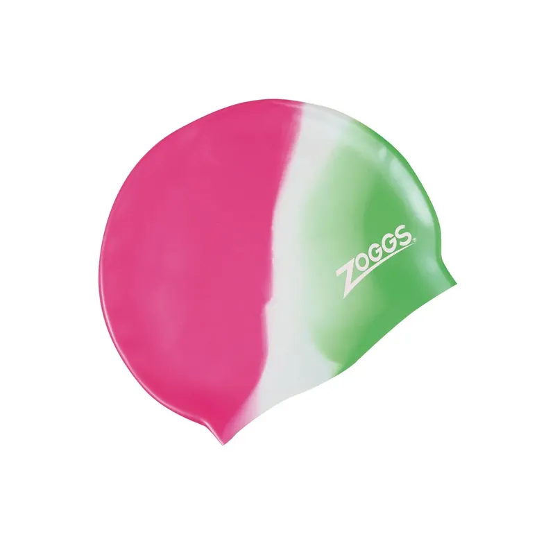 Ausverkauf Swimming Cap Junior Silicone Multi Colour Grey-White Zoggs 465012GYWH