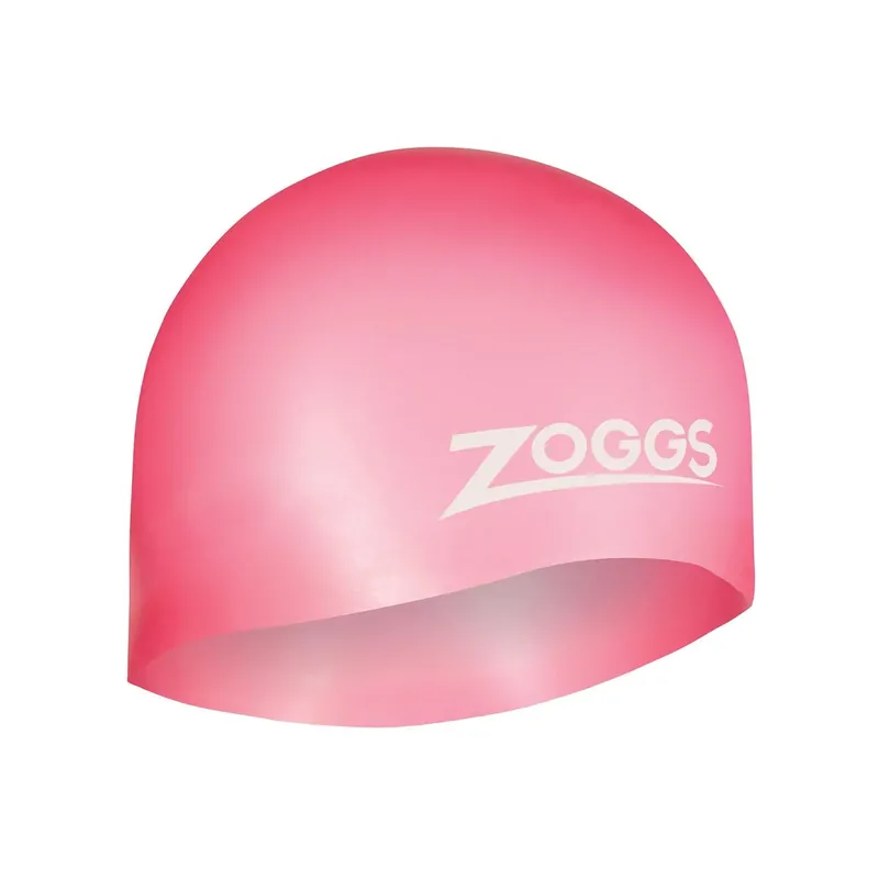 Top-Preis Swimming Cap Easy Fit Silicone Pink Zoggs 465003PK