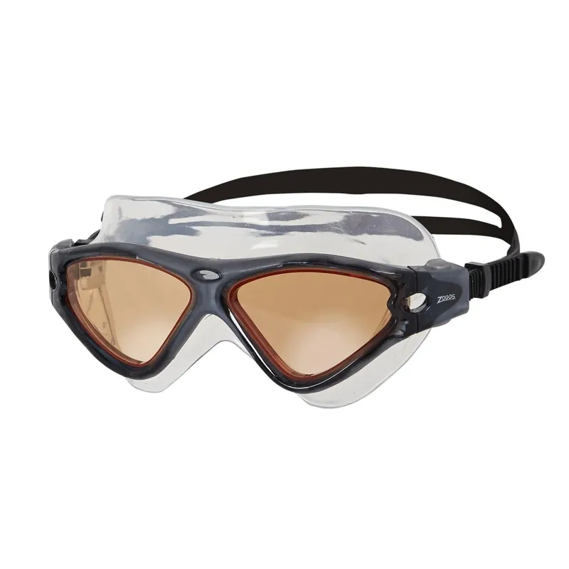 Swimming Mask Tri Vision Gey-Black Tinted-Copper Lenses Zoggs 461075GYBKTCP Preiswert
