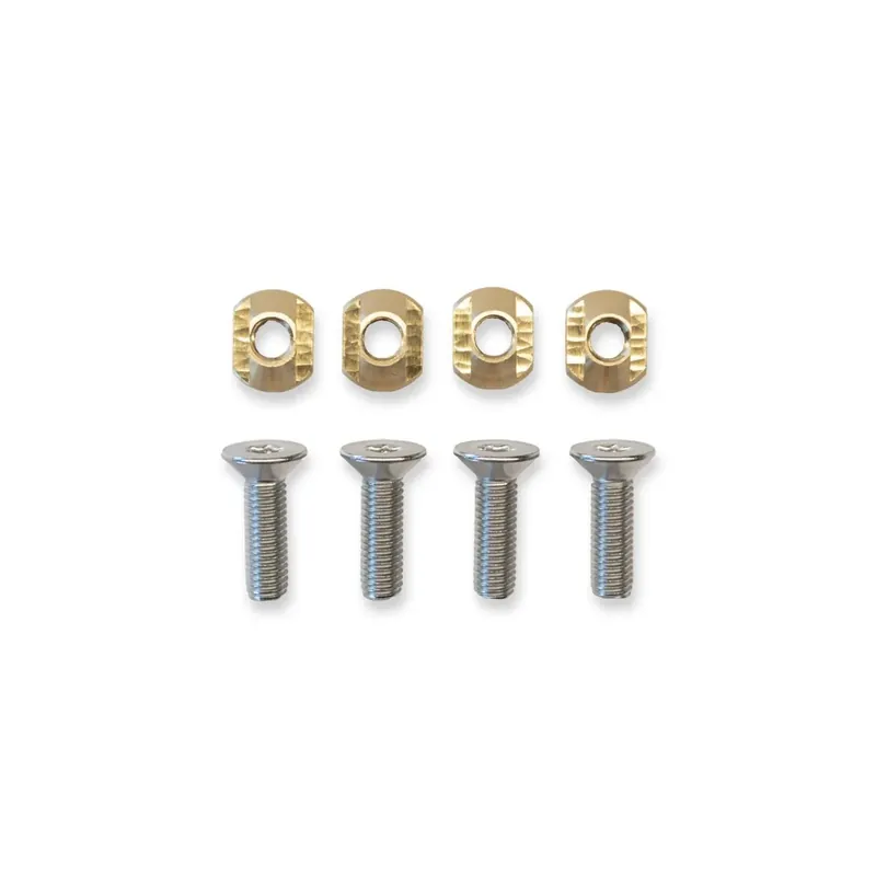 Bolt Set Plate Adapter M8x30 and T-Nuts Hard Boards Unifiber UF079002405 Markenprodukt