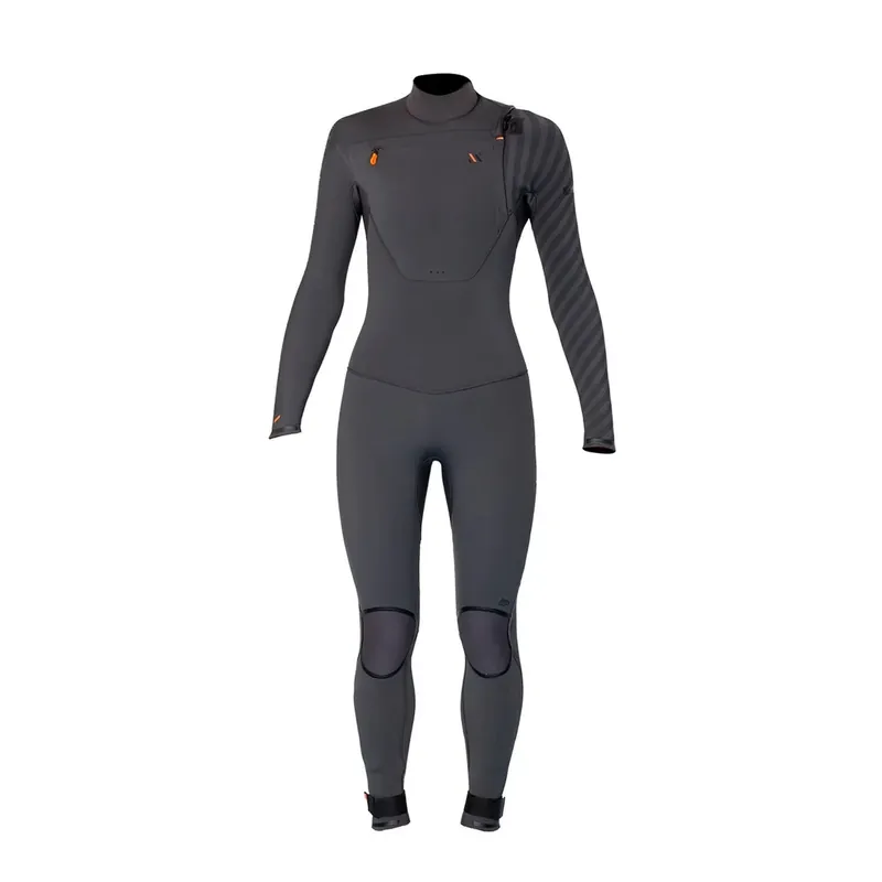 Full Wetsuit Amazone Woman Chest Zip 4-3 Grey Size 8-M RRD 27AMCZ43_8 Nur Für Kurze Zeit