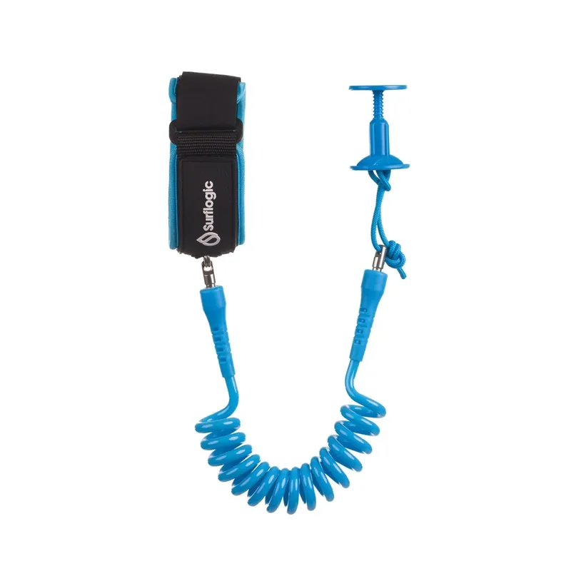 Leash Bodyboard Coil Bicep Cyan Surflogic 81302 Sonderangebot