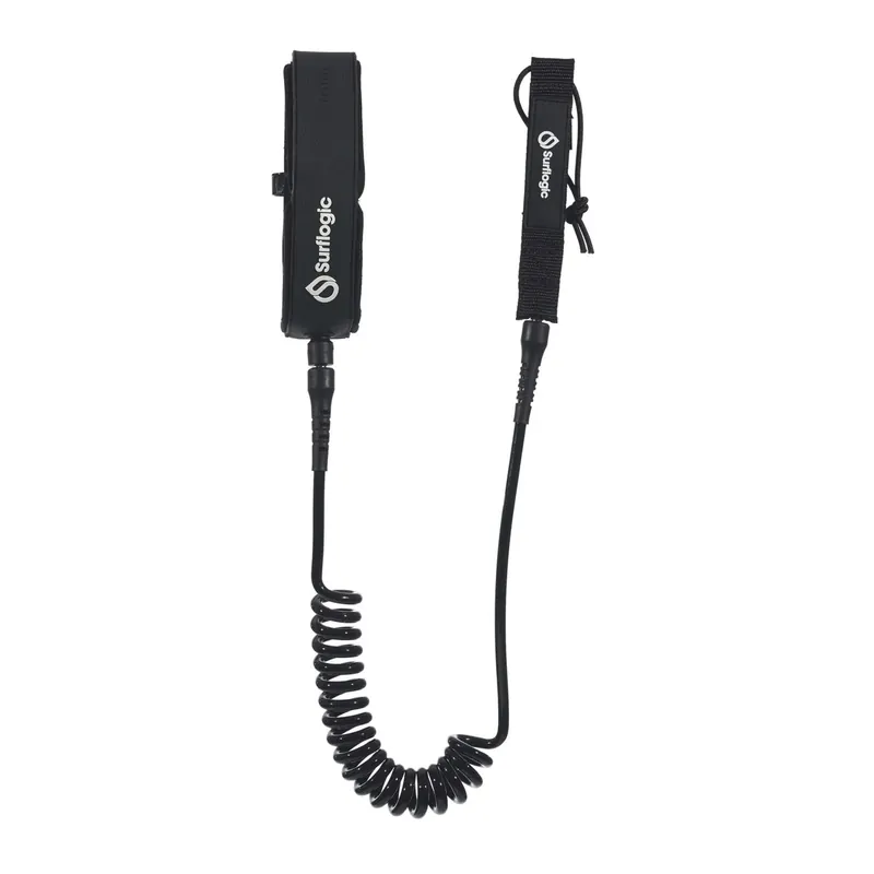 Top-Seller Leash Foil Coil Knee 6 Black Surflogic 59021