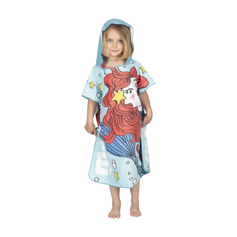 Bestseller Poncho Seaside Kids Aquamarine Mares 415608AQ