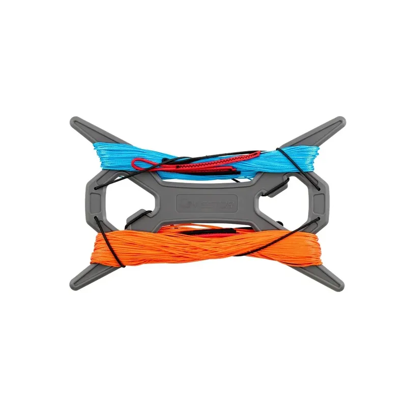 Quad Pro Kitelines Orange-Blue 4x15m 210-110kg Vector LVQ15210 Neu