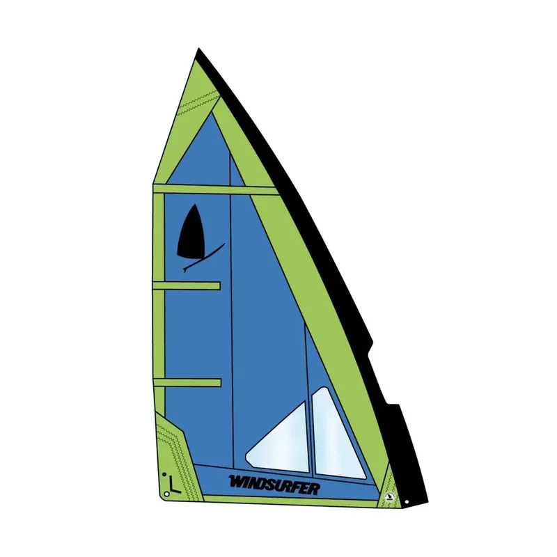 Sail Windsurfer LT Blue-Green 5,7 Exocet AR01578 Finale Aktion