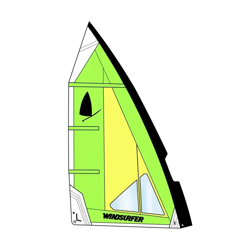 Sail Windsurfer LT Green-Yellow 5,7 Exocet AR01068 Neue Kollektion