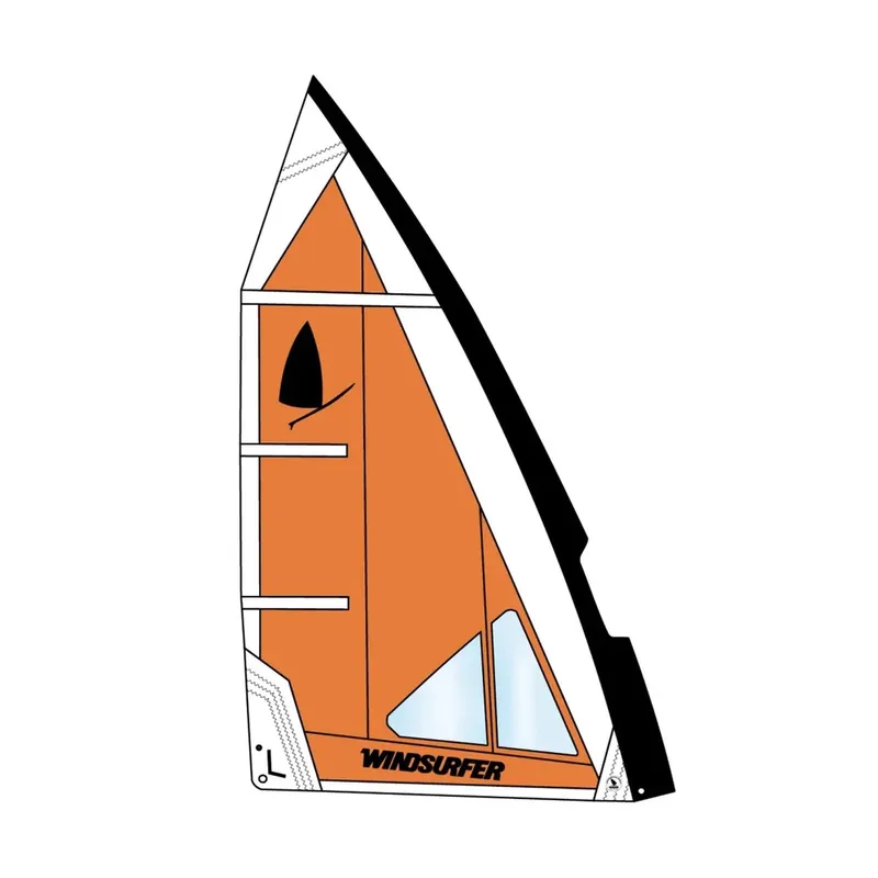 Sail Windsurfer LT Orange-White 5,7 Exocet AR01354 Must-Have