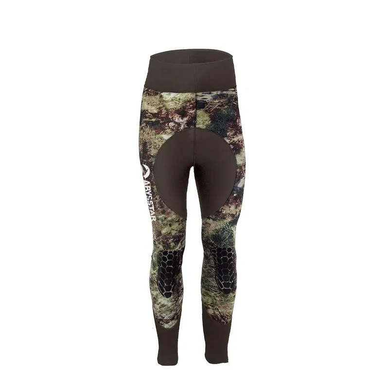 Highlight Spearfishing Wetsuit Pants Grouper Evo Man 5mm Camo-Green XL Abysstar 69409