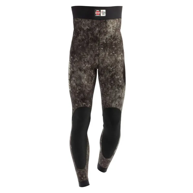 Aktuell Fishing Wetsuit Bottom Tracina Ultraspan Man 7mmn Camo L-4 Cressi LE465304