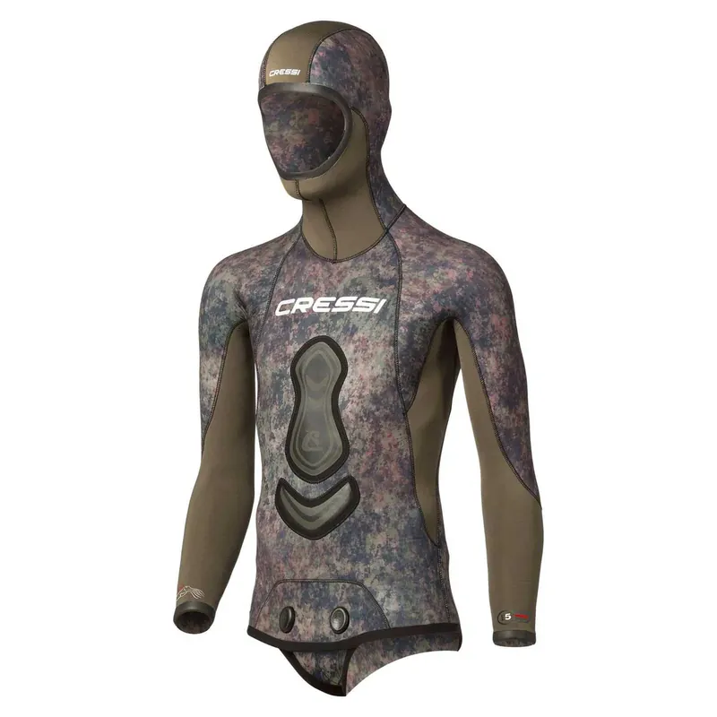 Direkt Vom Hersteller Fishing Wetsuit Top Seppia Ultraspan Man 5mm Camo M-3 Cressi LE468203