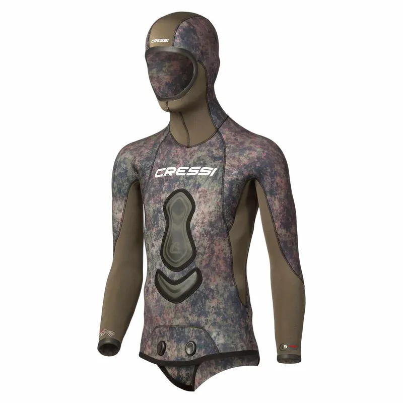 Meistverkauft Fishing Wetsuit Top Seppia Ultraspan Man 3,5mm Camo XXL-6 Cressi LE468006