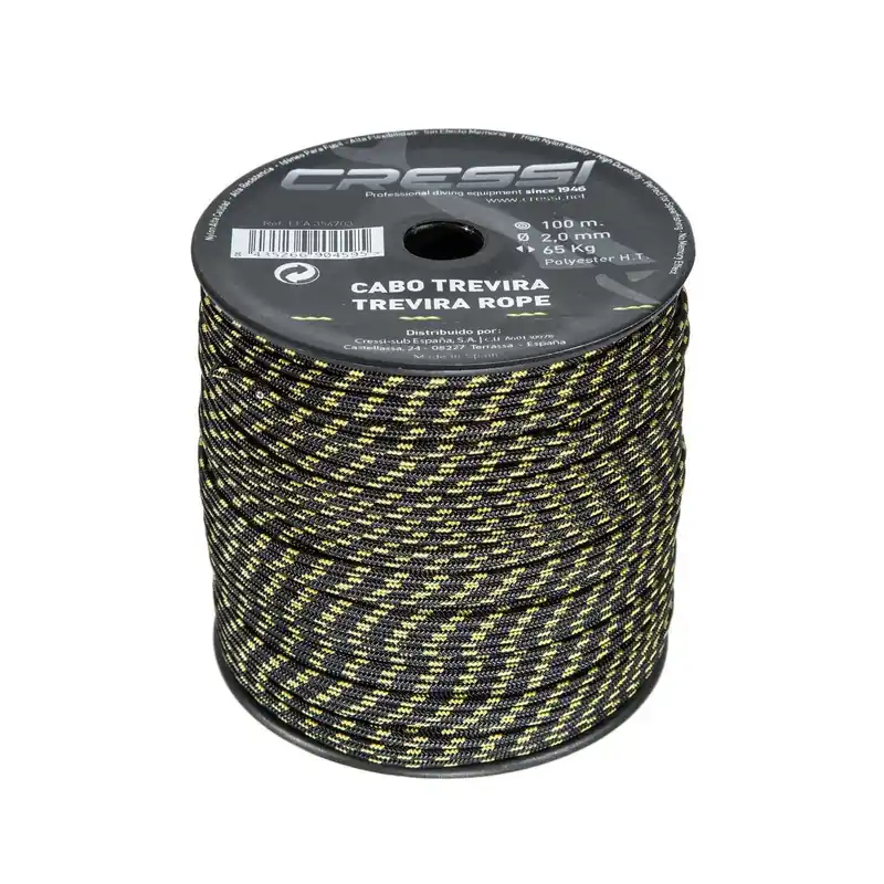 Ausverkauf Speargun Line Trevira Diameter 2mm Black 100m Cressi EFA354703
