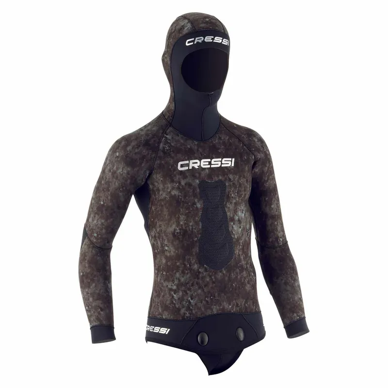 Mega-Angebot Fishing Wetsuit Top Tracina Ultraspan Man 7mm Camo S-2 Cressi LE465202