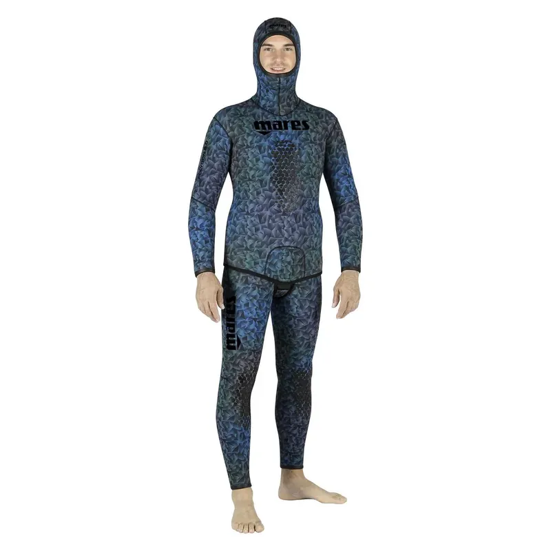 Preiswert Freediving Wetsuit Jacket Polygon 865 8-6,5mm Blue-Indigo Size 5 Mares 422308S5