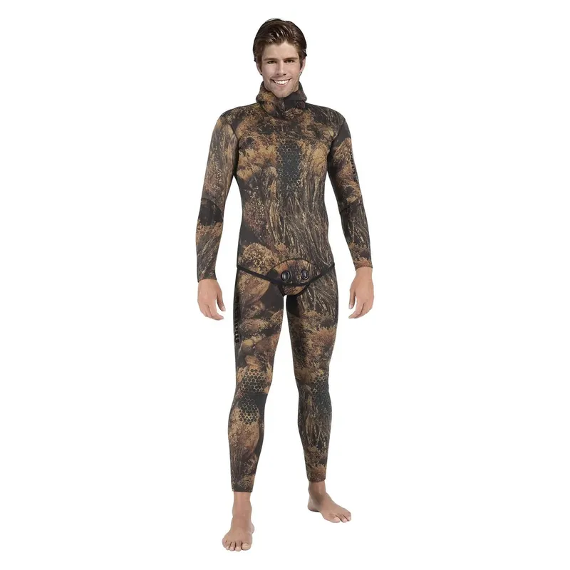Freediving Wetsuit Jacket Illusion Bwn 50 5mm Brown-Camo Size 5 Mares 422033S5 Ausverkauf