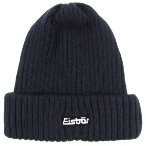 Günstig Eisbär Wintermütze Mütze Unisex Ripp Umschlagsmütze Schwarz WSE-17689