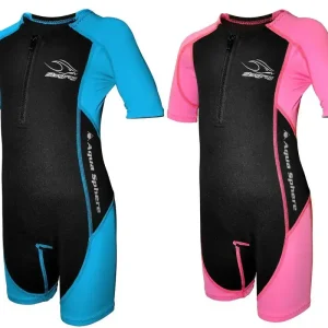 AQUA SPHERE Stingray Kinder Neopren Shorty Spring Suit - Groesse 2(XS)84-99 - Farbe pink Wassersporteuropa Jetzt Bestellen