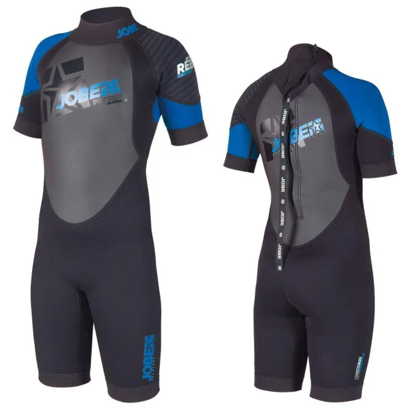 Beliebt Jobe Kinder Neoprenanzug Progress Rebel Shorty 2.5/2.0 Surfanzug Wasserskianzug blue - Groesse 98-104 (XXS) Wassersporteuropa