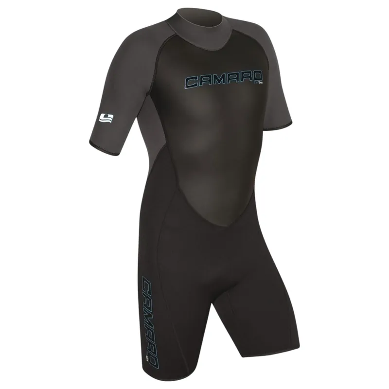 Sonderangebot CAMARO Flex Skin Herren Neopren Shorty Neoprenanzug Wetsuit - Größe 46 (XS) Wassersporteuropa