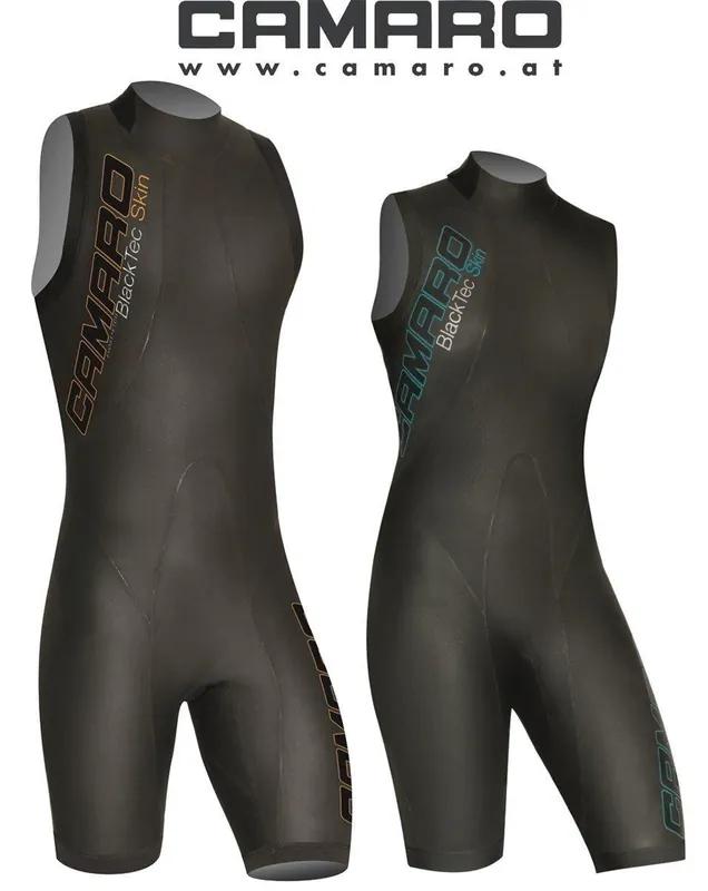 Camaro Blacktec Skin Shorty Speed Swim Shorty Triathlon Neoprenanzug - Größe XL (54) - Geschlecht Herren Wassersporteuropa Preiswert