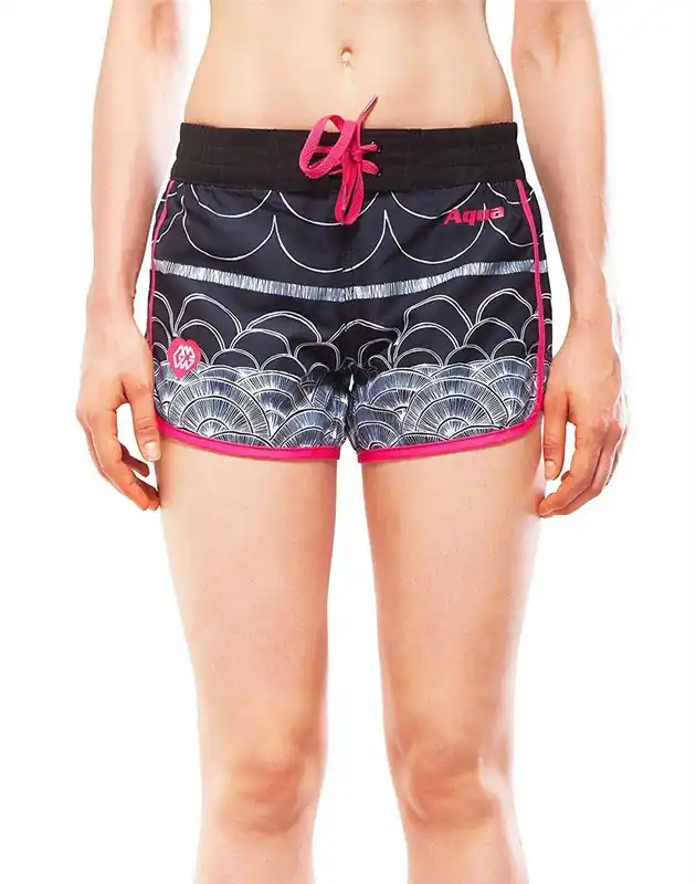 Sofort Bestellen Aqua Marina ILLUSION Damen Boardshort Shorts Badehose Schwimmhose pink - Groesse XL (42) Wassersporteuropa