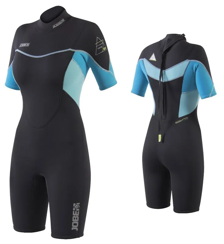 Sale Jobe Sofia Shorty 3/2mm Blue Wetsuit Damen Neoprenanzug Neopren Wetsuit Kiten Su Wassersporteuropa