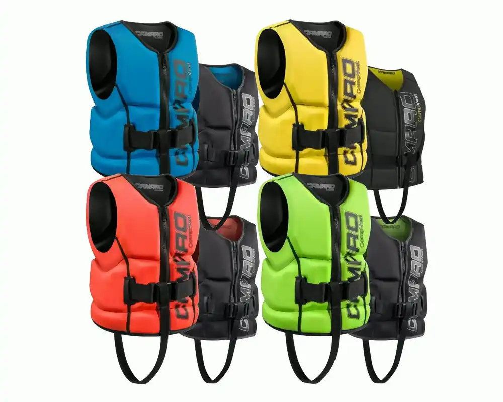 Beliebt Camaro Kinder Schwimmweste Neoprenweste Schwimmhilfe Wendeweste Neopren - Größe 3XL (164-5) - Farbe Orange Wassersporteuropa