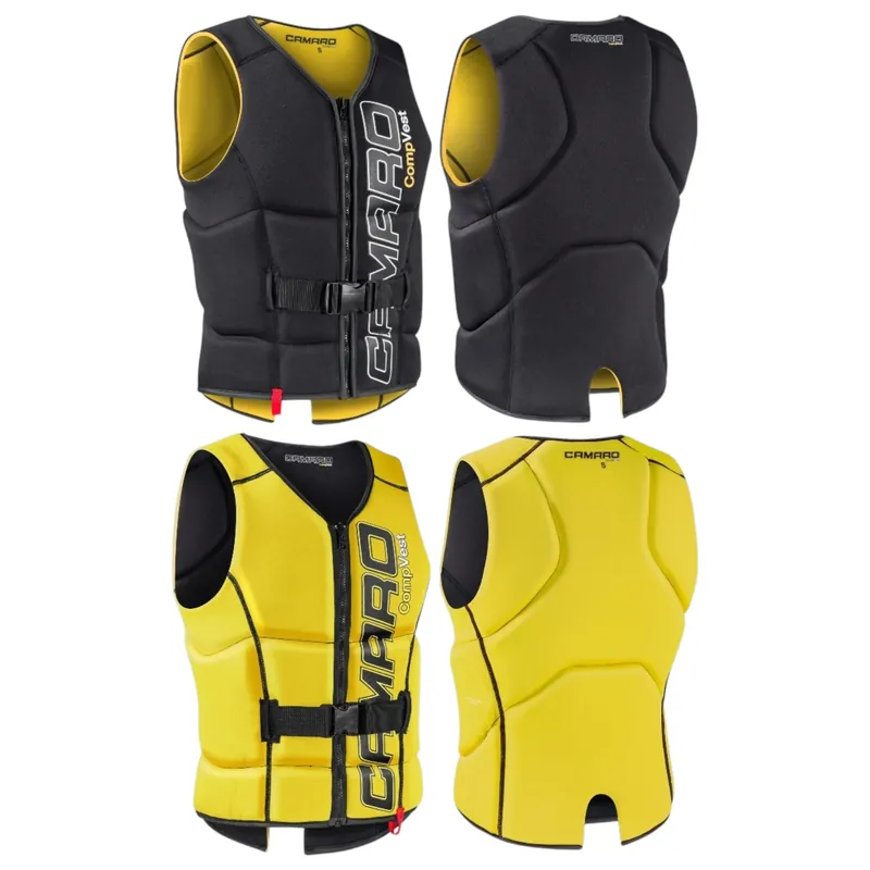 Camaro Comp Slasher Neopren Prallschutz Weste Wakeboard Kite Wasserski bis 6XL Body Shield Wassersporteuropa Neu Im Sortiment