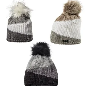 Eisbär Eden Lux Crystal Damen Mütze - Farbe anthrazit/weiss anthrazit/weiss WSE-34706 Sichere Zahlung