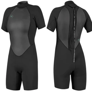 Billig O‘NEILL REACTOR II Damen Shorty Spring Neoprenanzug super Stretch Neopren Wetsuit - Groesse 8 Wassersporteuropa