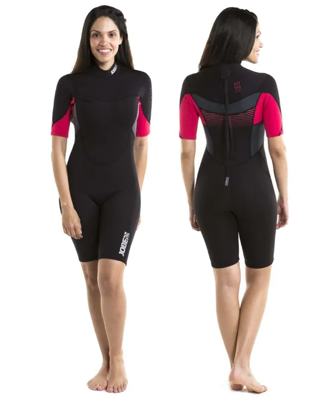 Jobe Sofia Shorty 3/2mm Pink Wetsuit Damen Neoprenanzug Neopren Wetsuit Kiten Surf Anzug Neoprene Suit Wassersporteuropa Neue Kollektion