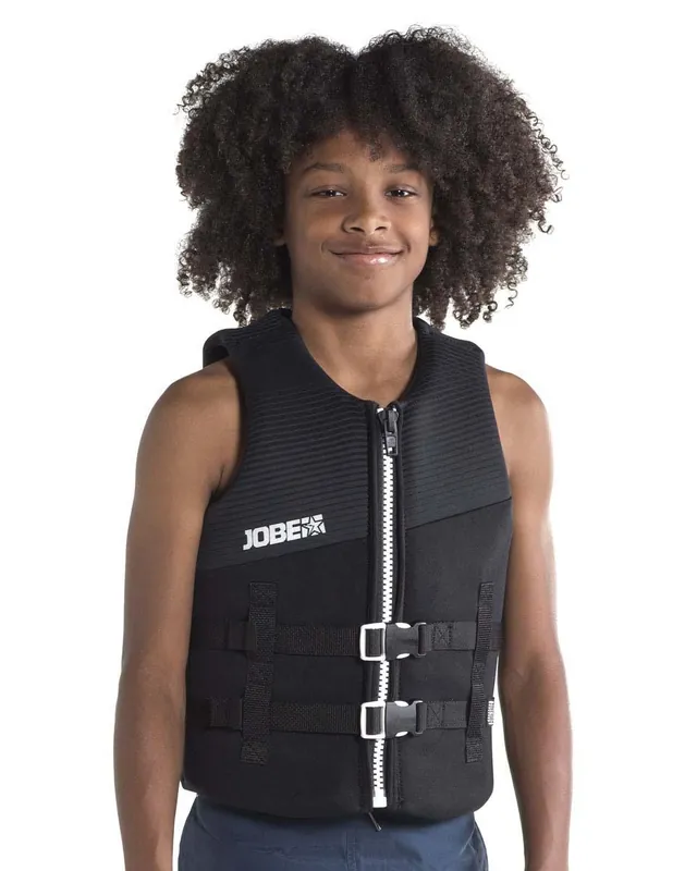 Nur Für Kurze Zeit JOBE Neopren Vest Kids Neo Vest Kinder Schwimmweste Neoprenwest black Life Vest - Groesse 16 (82-89) Wassersporteuropa