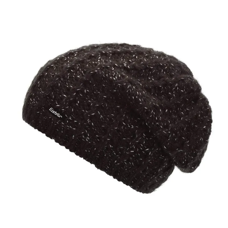 Eisbär Jael Oversize Mütze Beanie schwarz WSE-36631 Neuheit