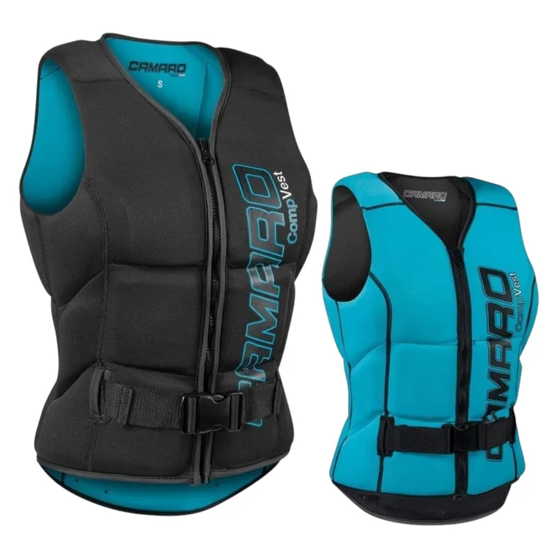 Jetzt Bestellen Camaro Damen Comp Slasher Neopren Prallschutz Weste Wakeboard Kite Wasserski Body Shield - Größe S (86cm-90cm) Wassersporteuropa