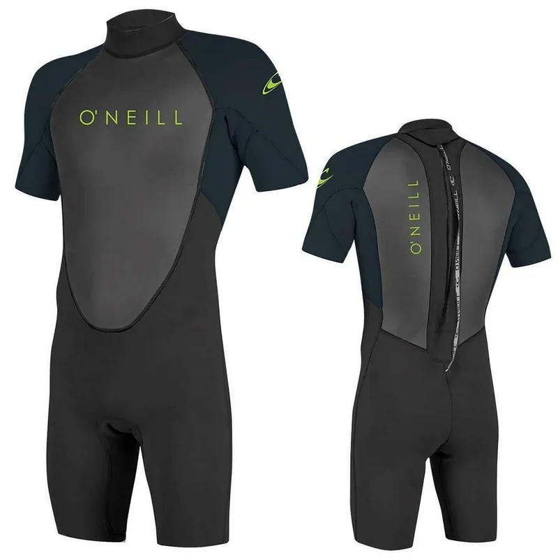 O‘NEILL Youth REACTOR II Shorty Kinder Neoprenanzug super Stretch Neopren - Größe 12 (147-155) - Farbe SLATE Wassersporteuropa Knallerangebot