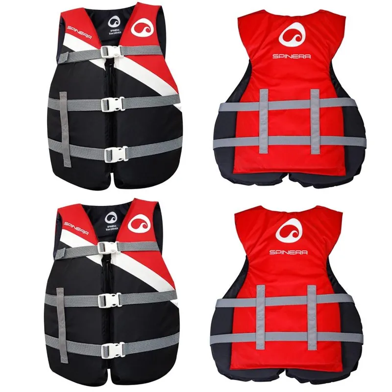 Aktuell SPINERA Universal Nylon Vest 2er Set Schwimmwesten Wasserskiwesten 50N Weste red Wassersporteuropa